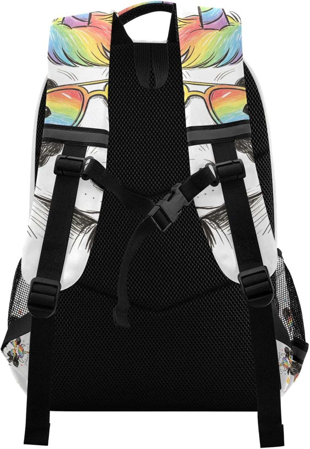 Laptop Backpack Lightweight Travel Bookbag with Reflective Strip for Commute Business Funny Cow Causal College School Daypack for Men & Women 13L image 5