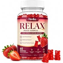 Magnesium Bisglycinate & Malate Gummies for Calm Focus, Stress Relief, Mood & Cortisol Balance, Chelated Magnesium Supplement with Saffron, Ashwagandha & Lion's Mane for Women and Men, Strawberry 60
