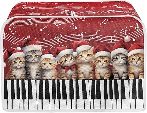 Miniatura 19 de Cubierta amarilla para tostadora, bolsa universal de almacenamiento de polvo para tostadora de pan de 2 rebanadas, cubierta para electrodomésticos