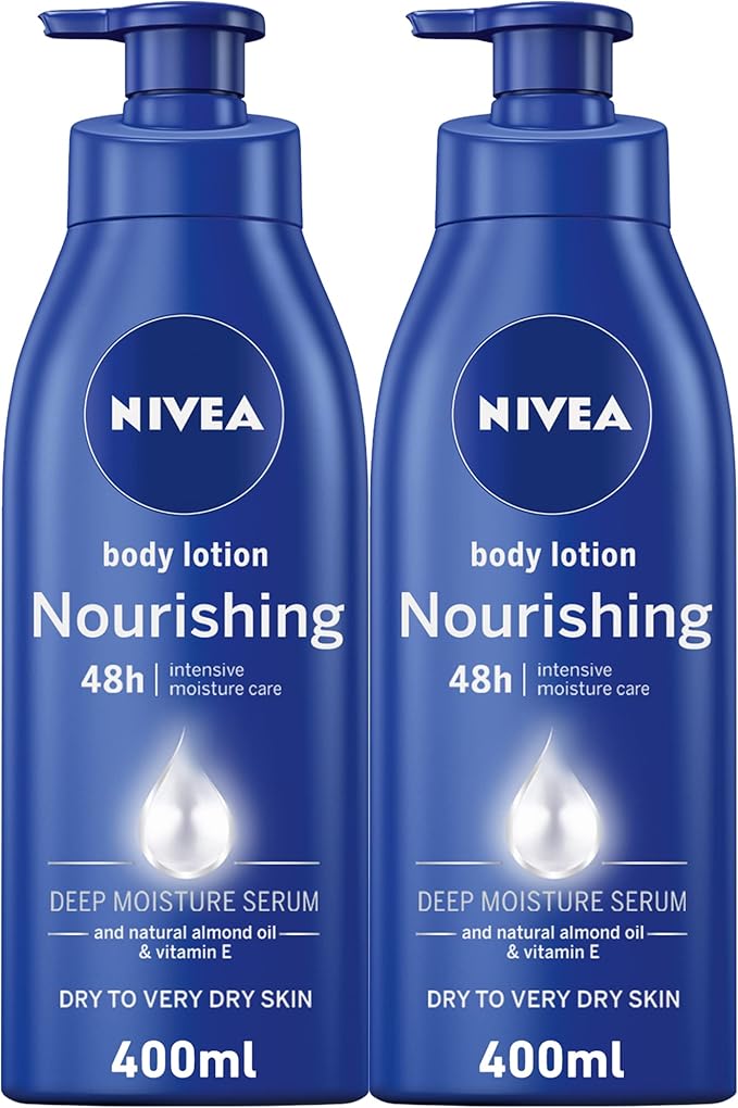 NIVEA Body Lotion Extra Dry Skin, Moisturizing Nourishing Almond Oil