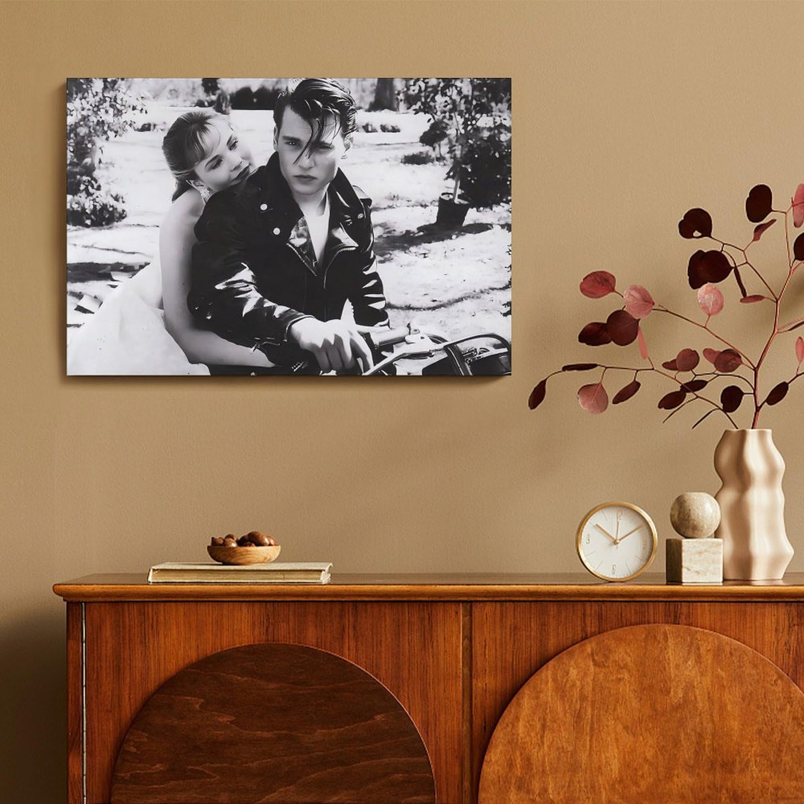 Stampa artistica da parete su tela del film commedia di Cry-Baby Johnny Depp, per casa, bar, ristorante, garage, caffetteria, idea regalo, 60 x 90 cm