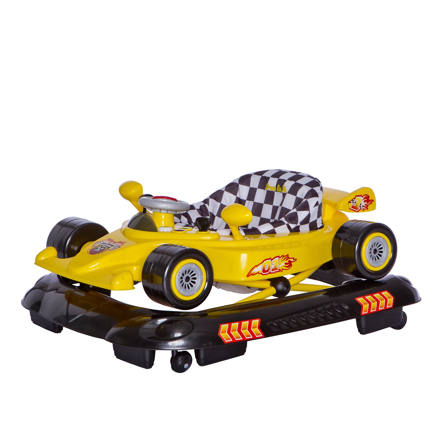 Dream On Me, Victory Lane Activity Walker, Yellow