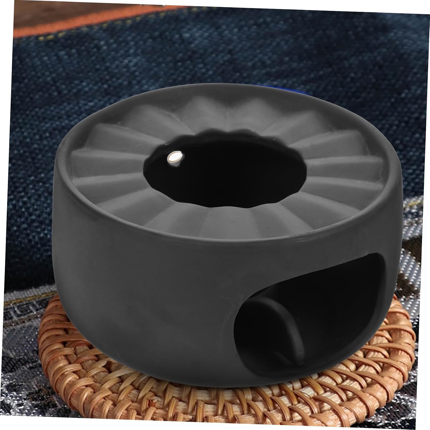 LIFKOME 1set Teapot Warmer Ceramic Heating Base for Tea and Portable Lightweight Design Multi-Functional Tea Stove for Home Use and Gifting