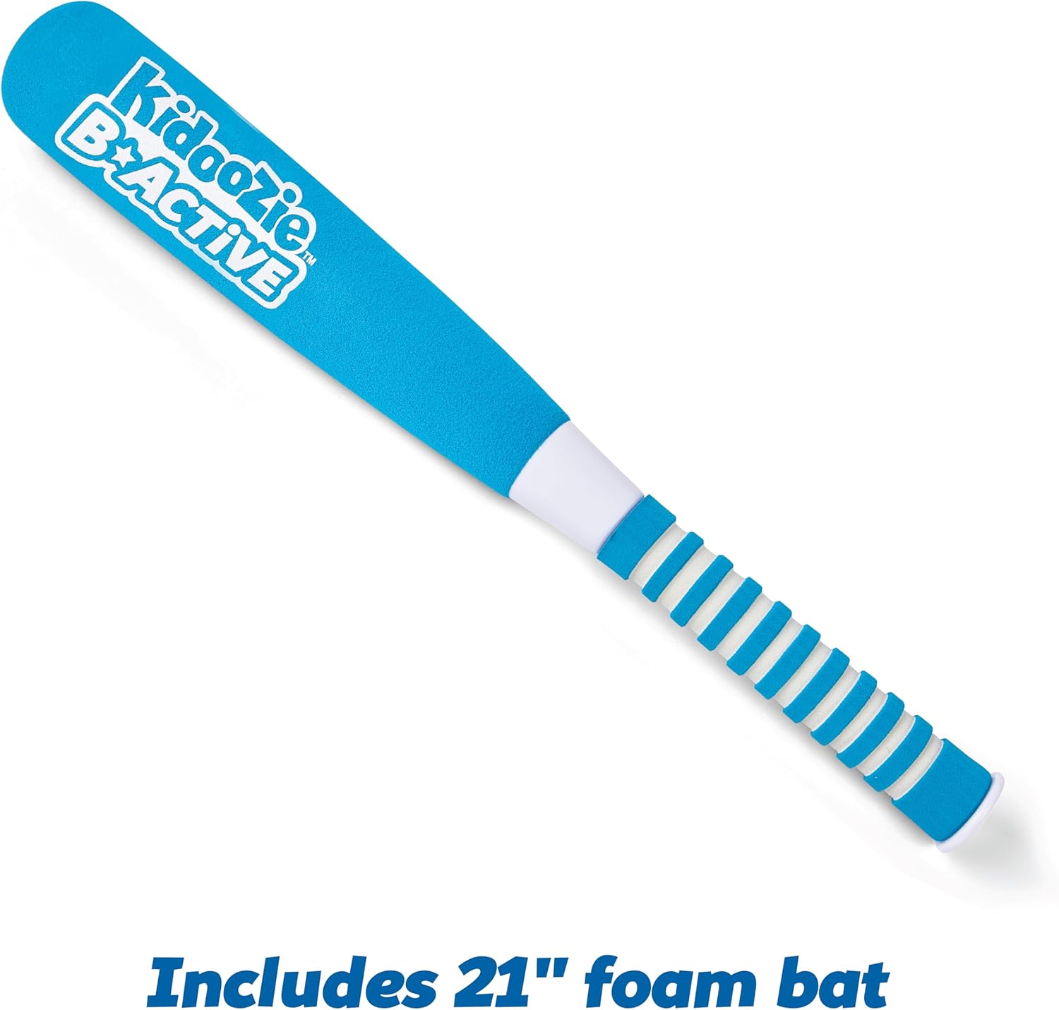 Kidoozie EZ-Adjust T-Ball Set - Height-Adjustable T-Ball Set for Kids - Soft Foam Bat and 3 Tee Balls Included, Medium