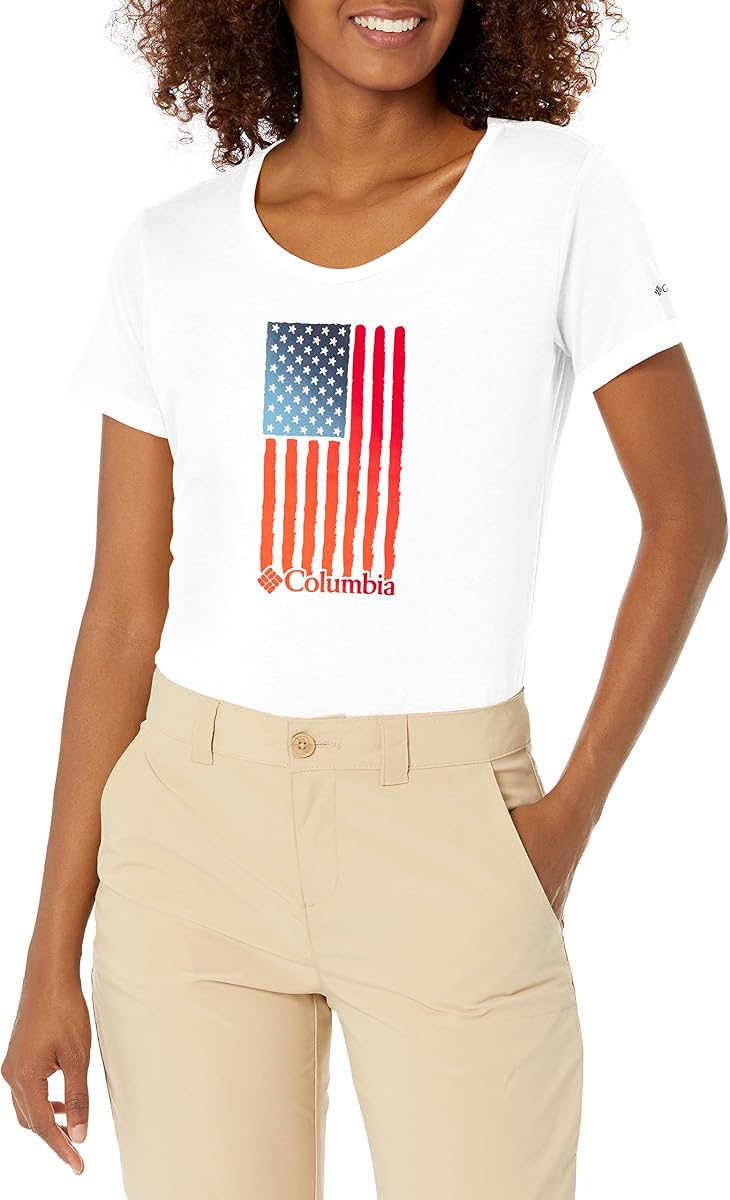 Columbia Womens Daisy Days Short Sleeve Graphic Tee