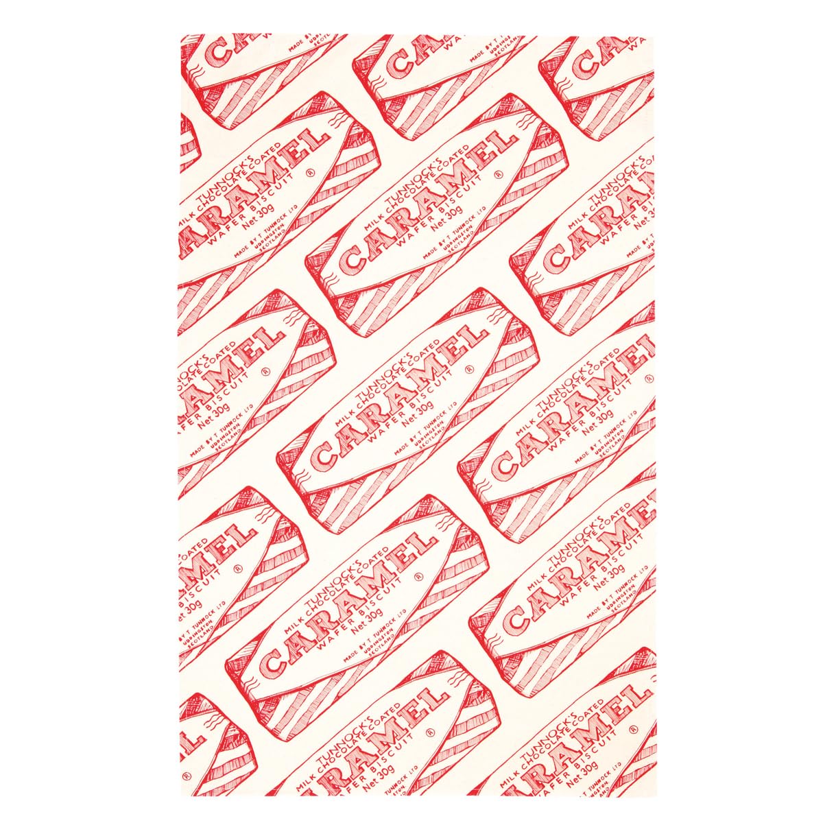 Gillian KyleTunnock’s Caramel Wafer Repeat Tea Towel