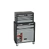 27 in. 5 Drawer 1 Panel Door Tool Chest and Rolling Cabinet Combo