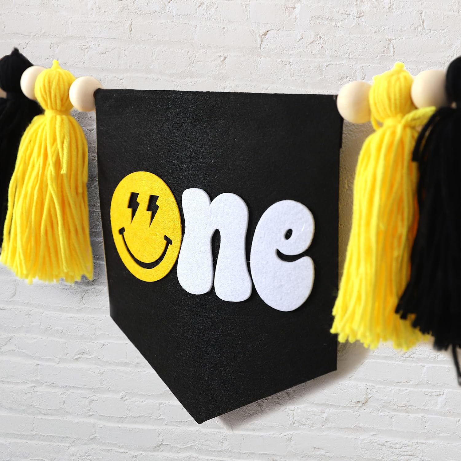 One Happy Dude Hochstuhl-Banner Zum 1. Geburtstag – Party-Deko Für Jungen, Faltbar & Reißfest