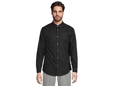 Armani Exchange Cotton Jacquard Button Down Men