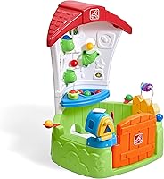 Step2 Toddler Corner House Playhouse: Indoor/Outdoor Kids Playset with Ball Maze, Kitchenette & 15 Accessories for 1+ Toddlers