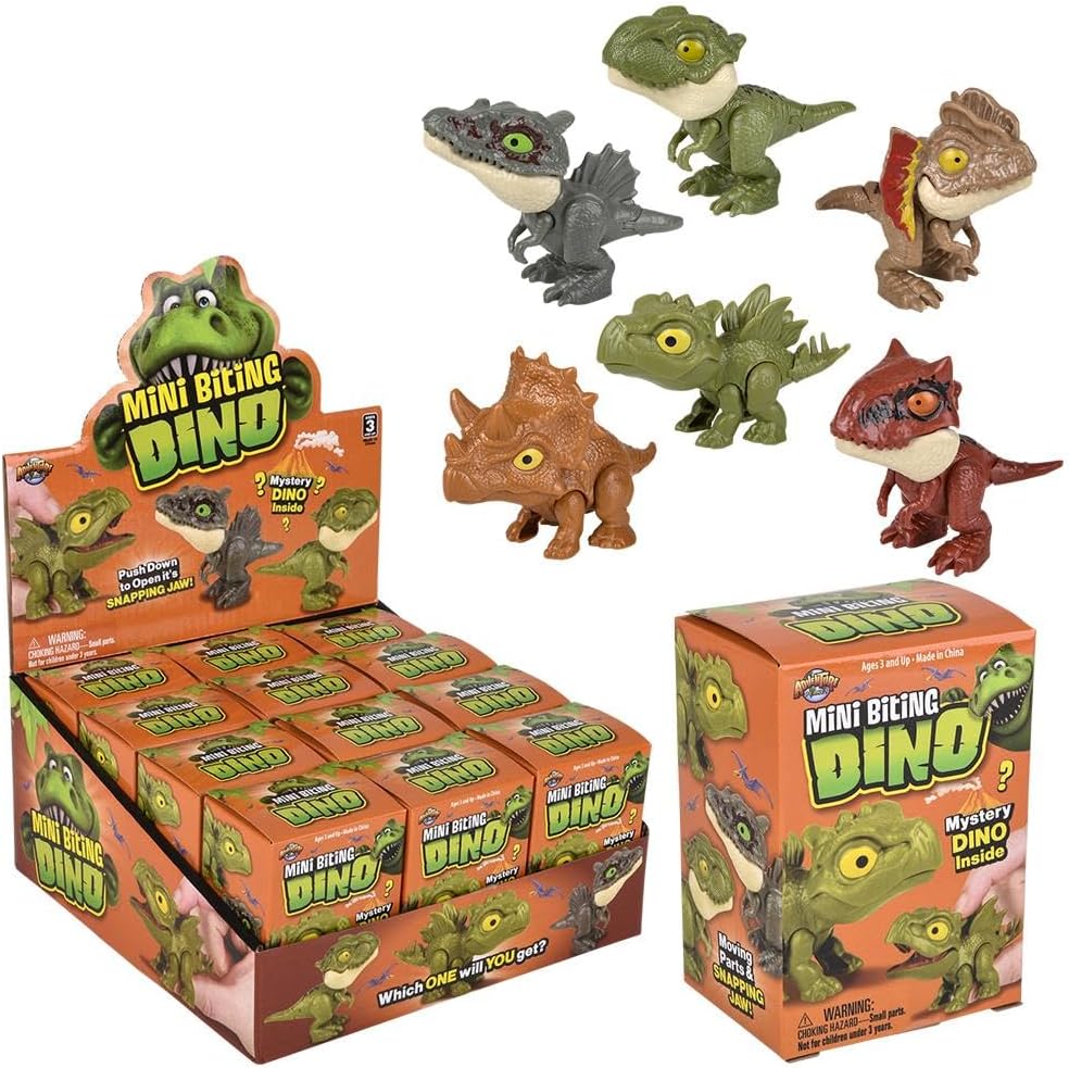 Rhode Island Novelty 2.5" Mini Biting Dinosaur