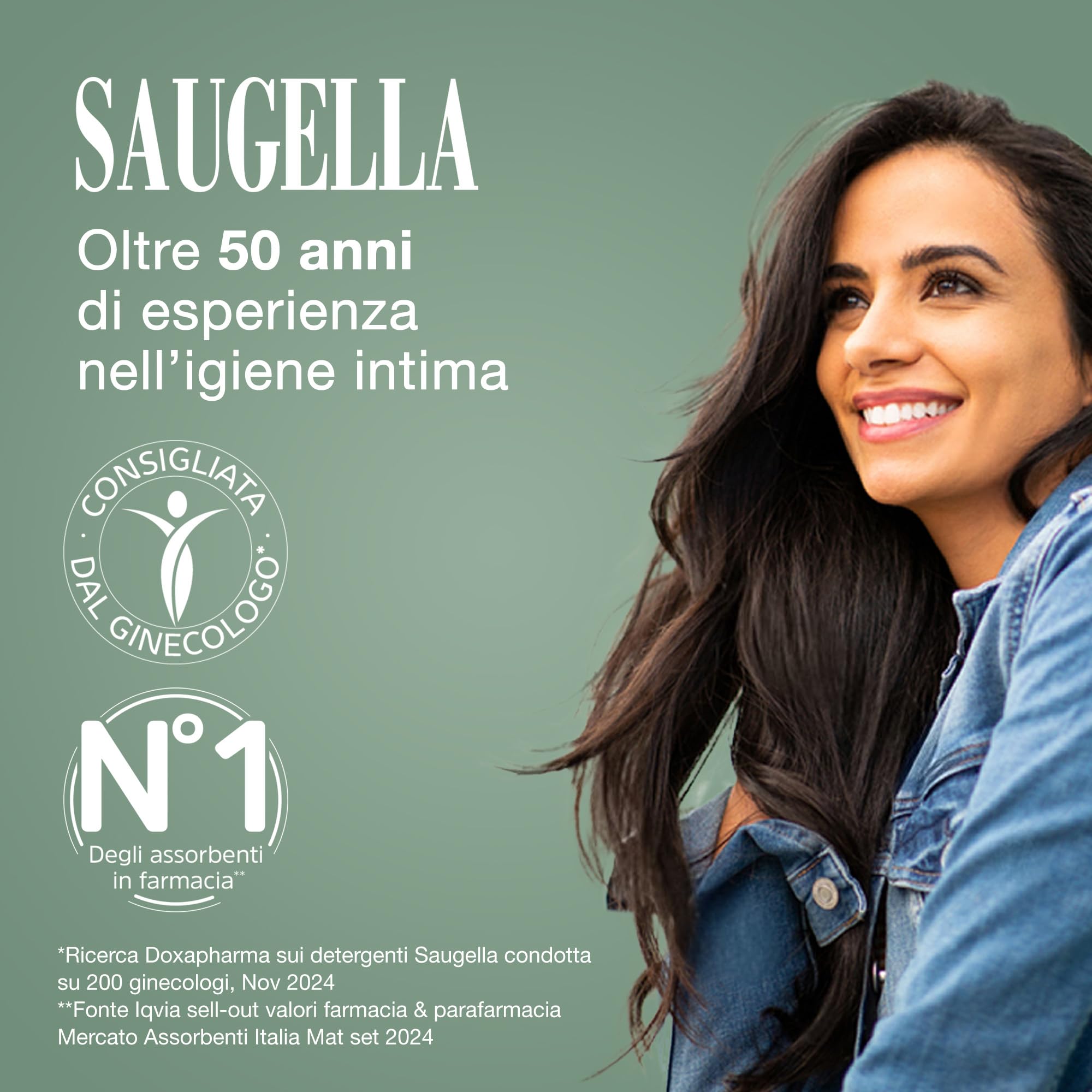 Saugella Assorbenti Cotton Touch Giorno & Notte, 42 Assorbenti Cotone Giorno con Ali e 36 Assorbenti Cotone Notte con Ali, Azione Antibatterica, Antiodore e Lenitiva