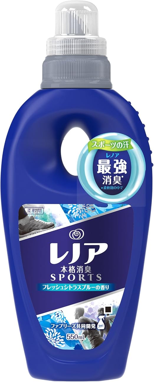 Amazon レノア 本格消臭 柔軟剤 スポーツ フレッシュシトラスブルー 本体 550ml レノア 液体柔軟剤 Amazon レノア 本格消臭 柔軟剤 スポーツ フレッシュシトラスブルー 本体 550ml レノア 液体柔軟剤