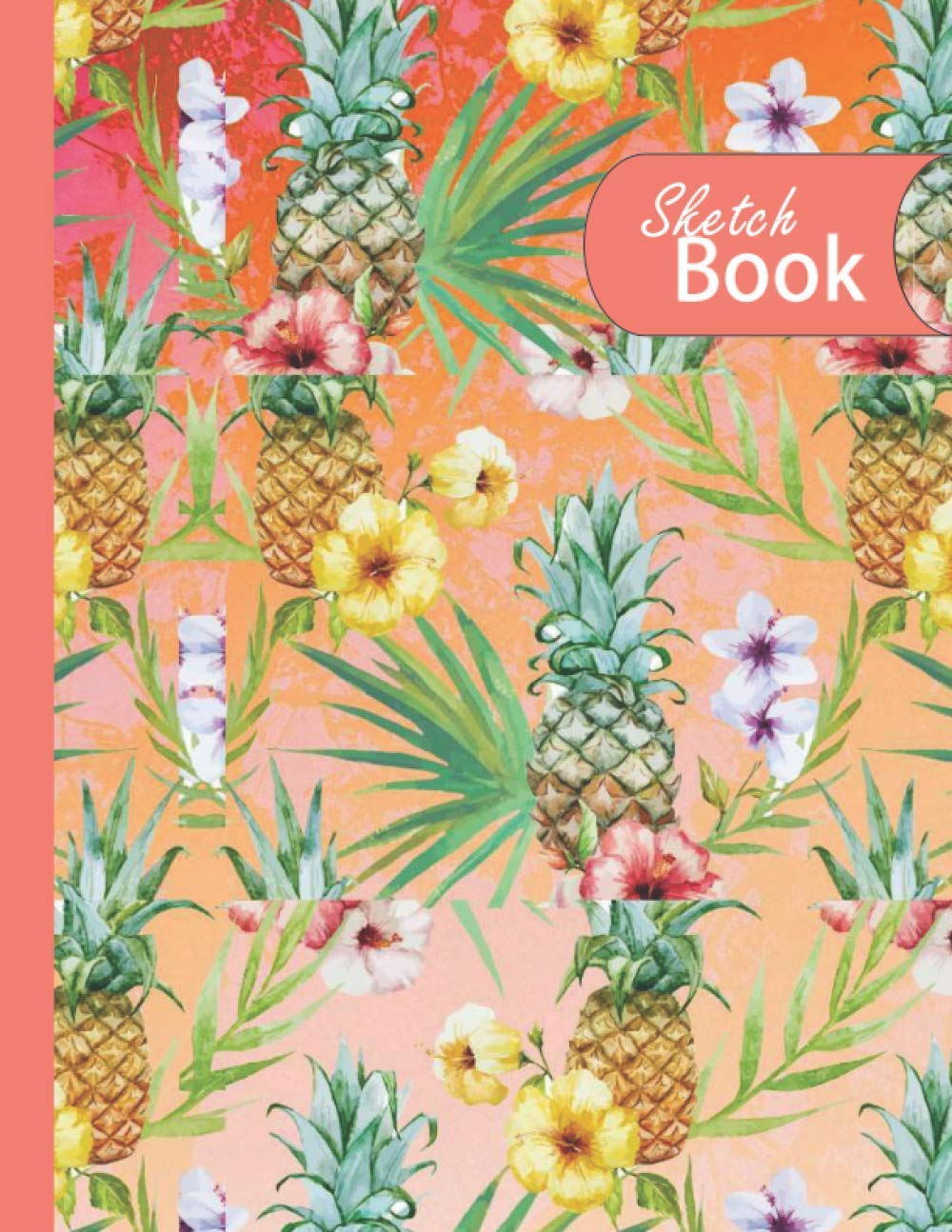 sketch book: A large size blank paper drawing pad for drawing, writing,painting, sketching, or doodling: (8.5"x11", 120 pages): Beautiful art matte cover design. Paperback