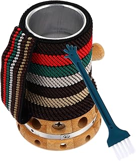 Hand Tools Massage Tools 1 Set Scraping Jar Household Tools Moxa Rolls Box Handheld Guasha Pot Bamboo Tube Moxibustion Device Care Brown Hand Tools Massage Tools