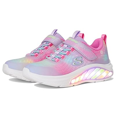 SKECHERS KIDS Rainbow Cruisers Rainbow Reflection 303722L (Little Kid/Big Kid) Girls Shoes Lavendar/Multi