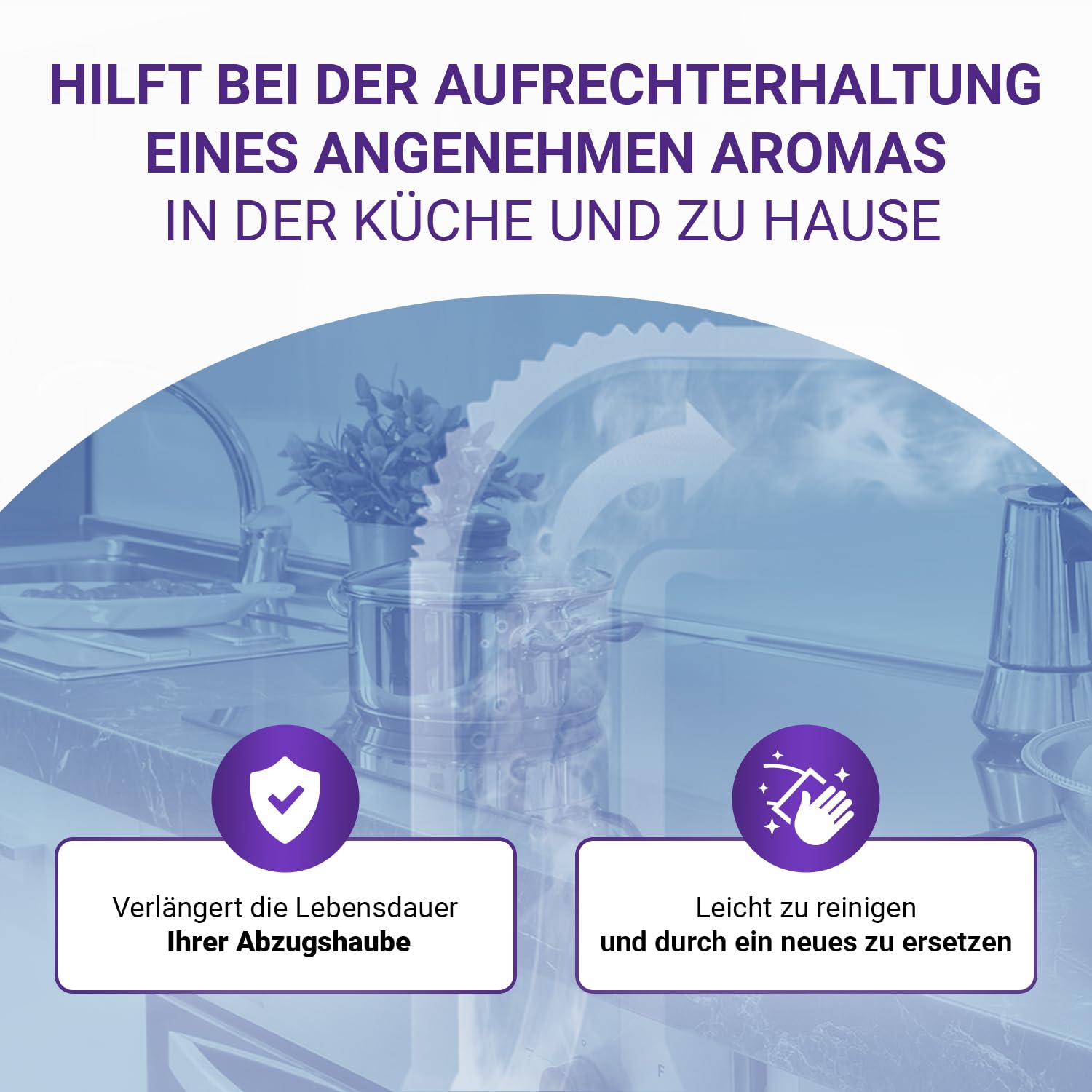 Viоks.pro 4x Carbon Filter Dunstabzugshaube Ersatz für AEG 9029801207