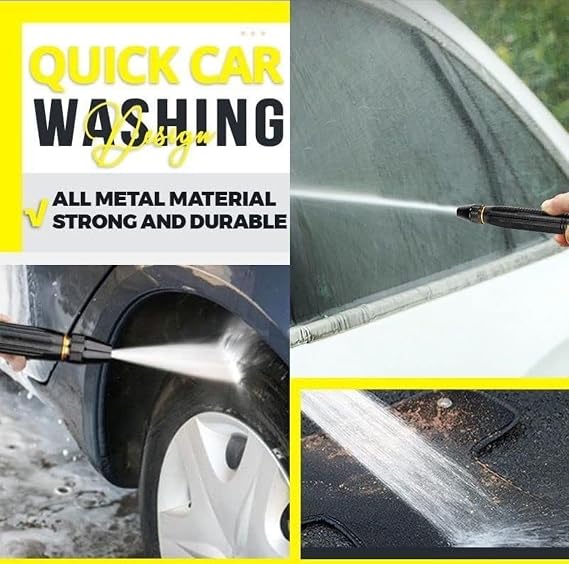 Busstier High Pressure Hose End, Refrigerated Car Wash Water Gun, Multi-Purpose Garden Hose End