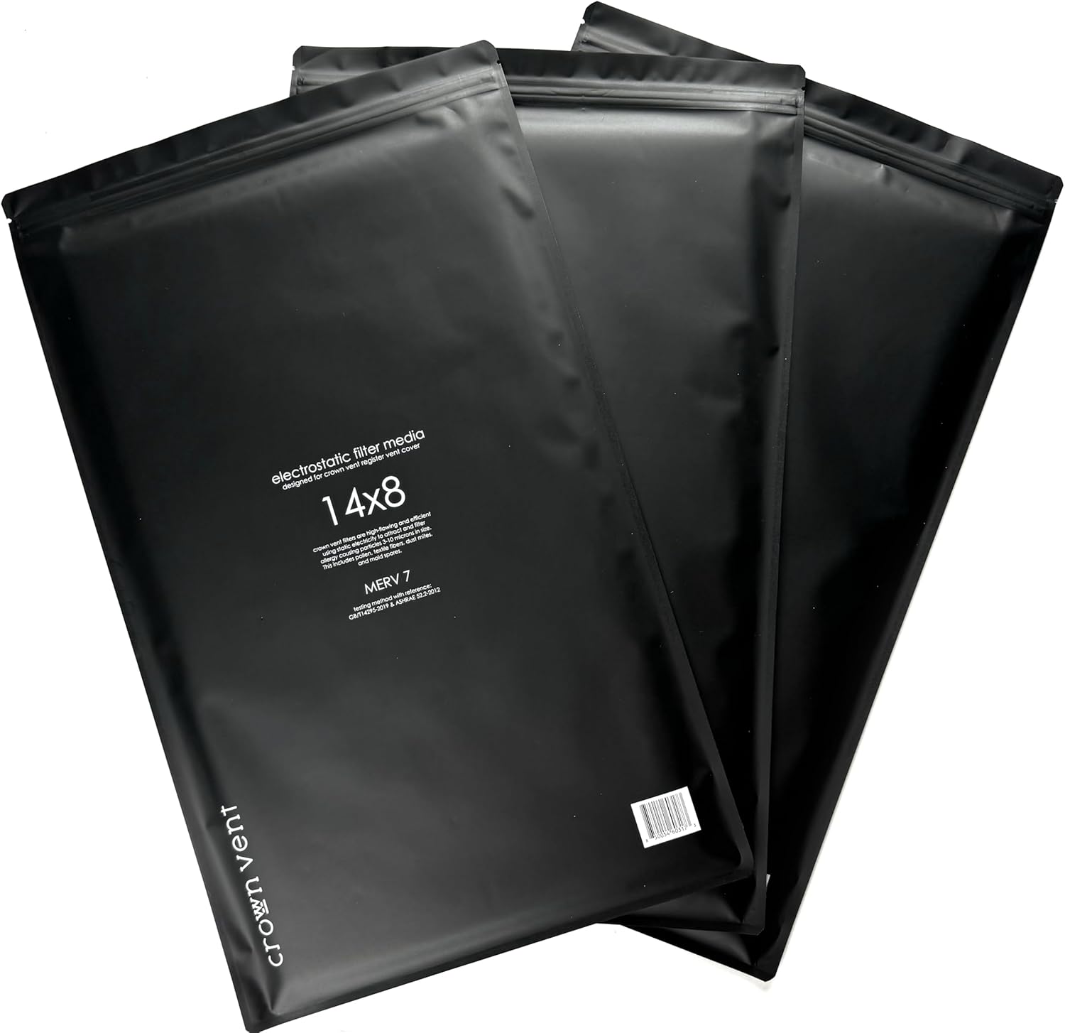 Electrostatic Filter MERV 7 Rating (SIZE 12) | 3-Pack