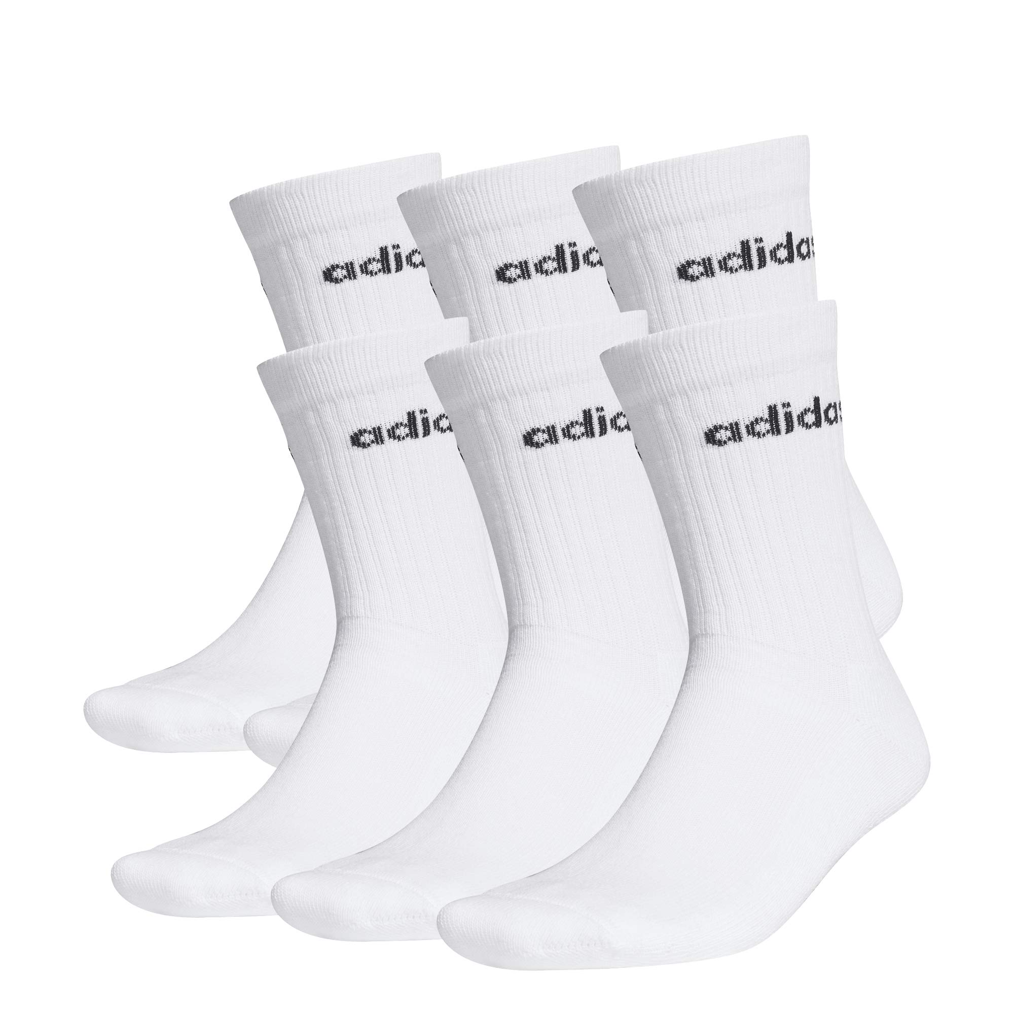 adidasUnisex Half-Cushioned Crew Socks 3 Pairs Socks (pack of 3)