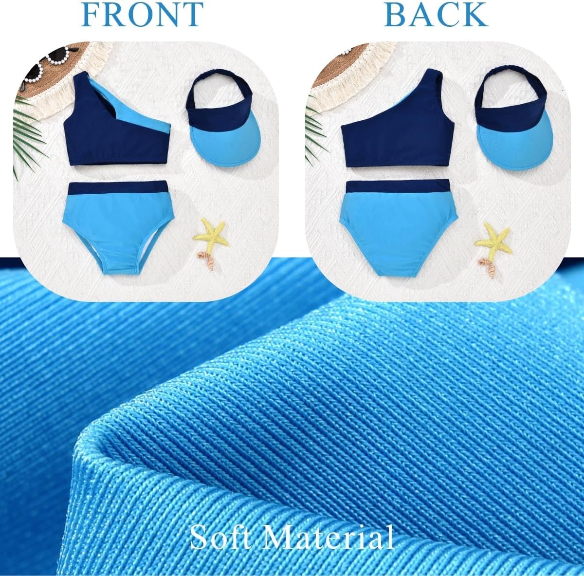 12-18 Months Toddler Baby Girls Swimsuit Bikini Bathing Suit Swimming Beach Wear Dark Blue