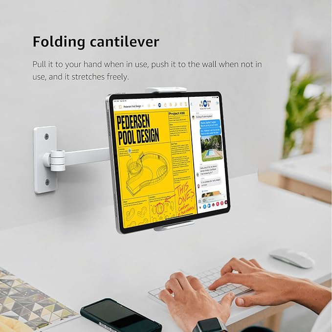 Soporte de pared ajustable BEWISER para tablet 4.7-12.9 pulgadas miniatura 2
