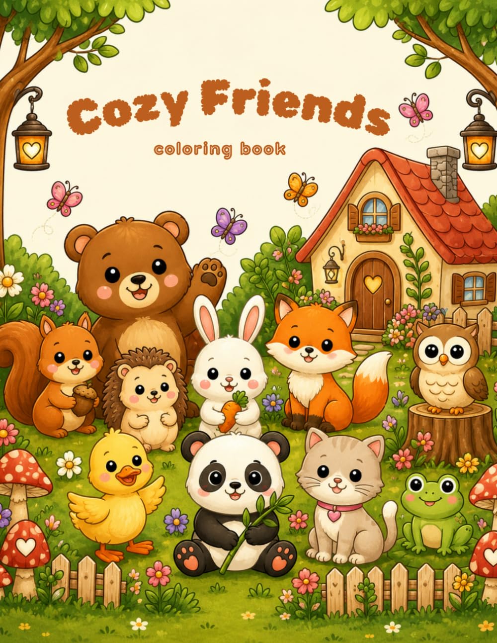 Cozy Friends: A Cute Coloring Adventure