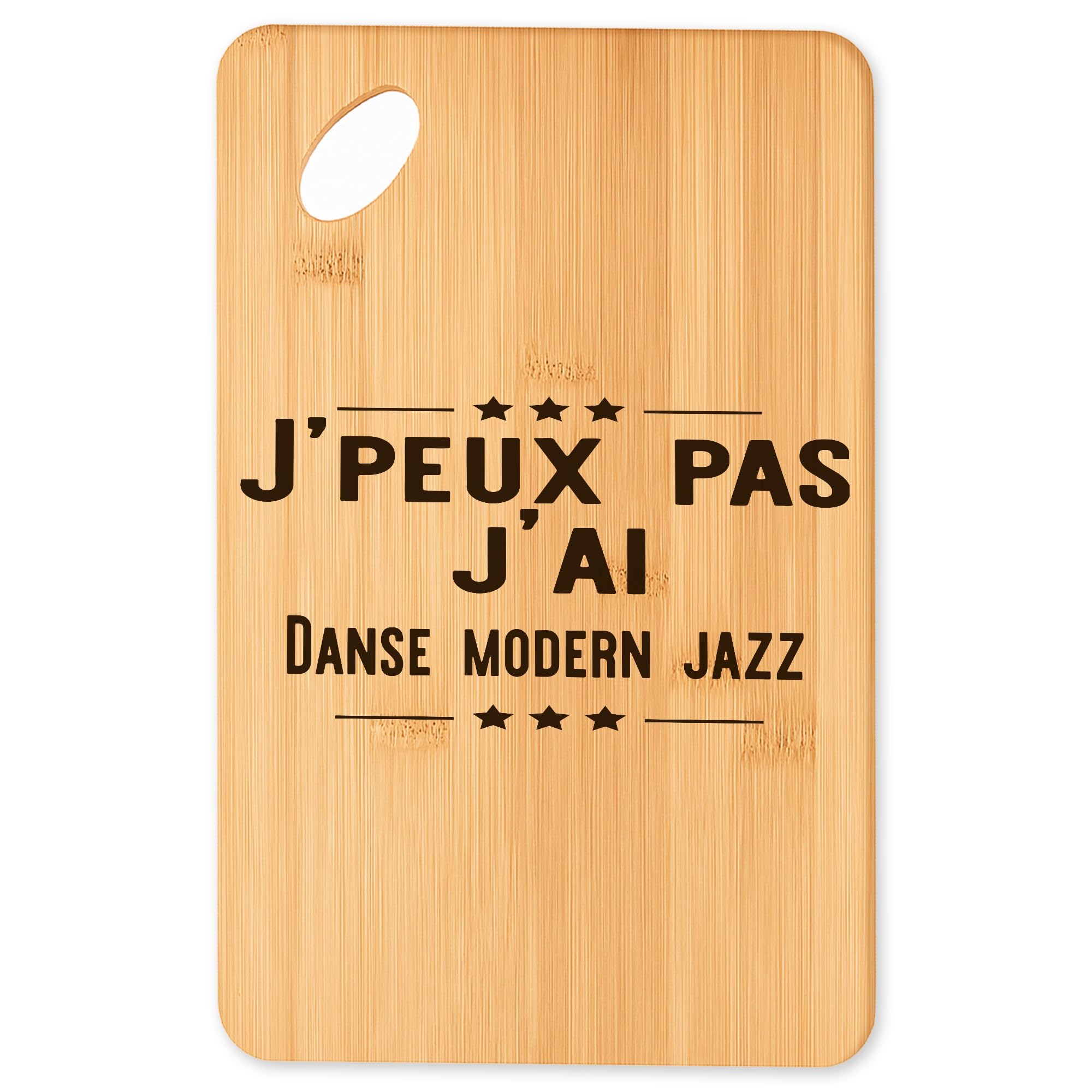 Planche à découper en bambou Danse modern jazz pour cuisine