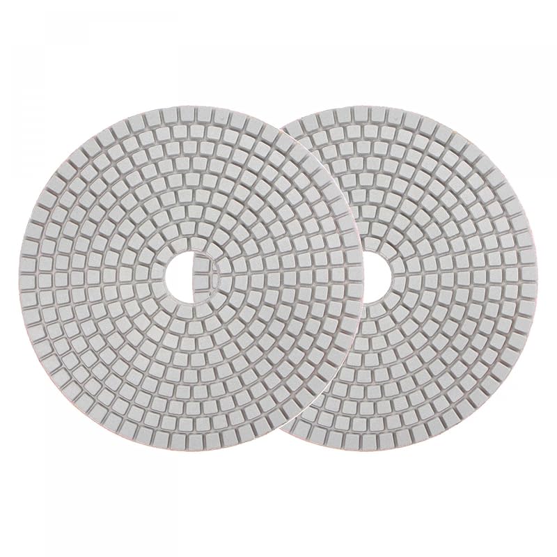 Boina de Polimento Diamantada uxcell 12,7 cm, Grão 800, para Pedra, Concreto, Mármore e Cerâmica, 2 unidades