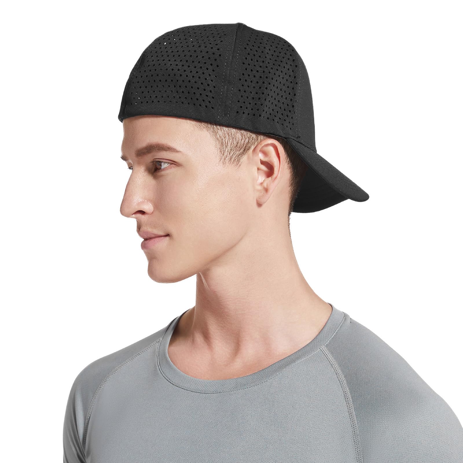 帽子 wicagrocery High Crown Long Brim 71fRH656UOL.jpg