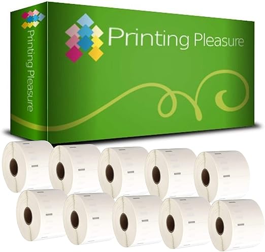 Printing Pleasure 2 X Rolls Compatible With Dymo Seiko 11354 57mm X 32mm Removable Multifunctional Labels (1000Pcs/Roll) For Dymo LabelWriter 4XL 450 400 330 320 310 Twin Turbo Duo Seiko - View #3