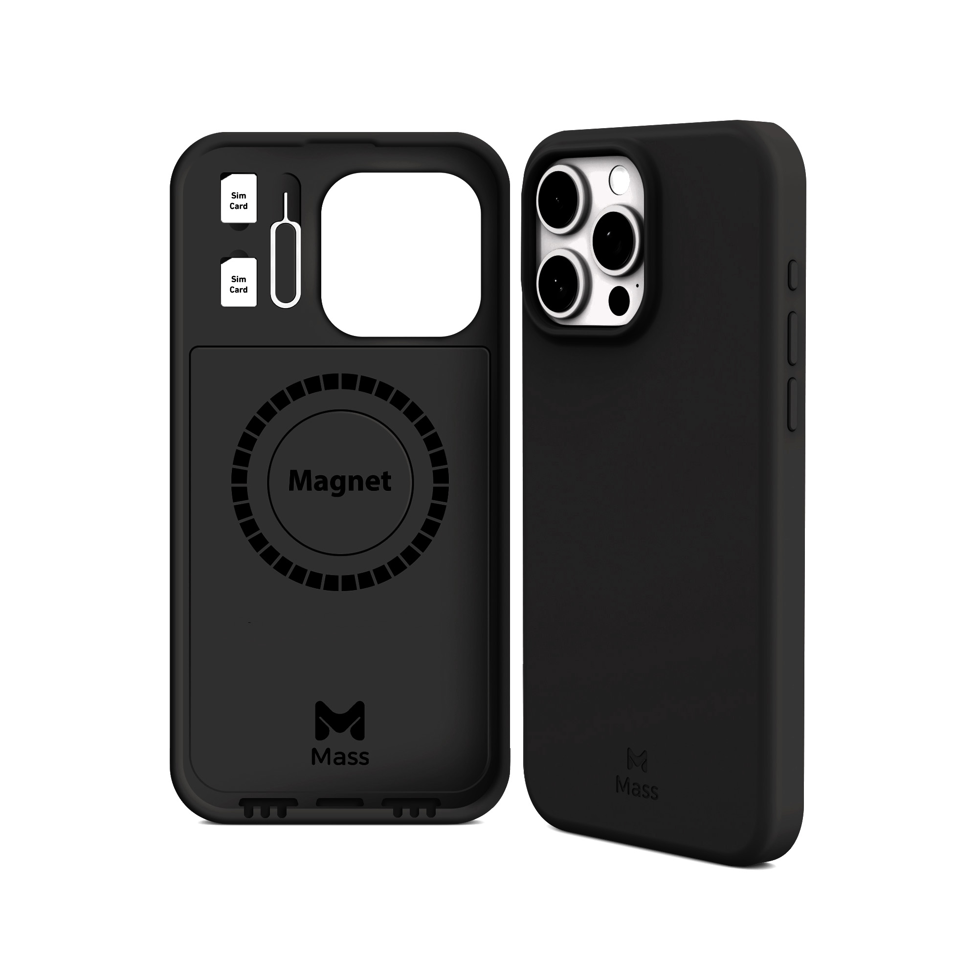 MASS | Infinity 1x6 Case – Slim, Shockproof, Compatible, Metal 