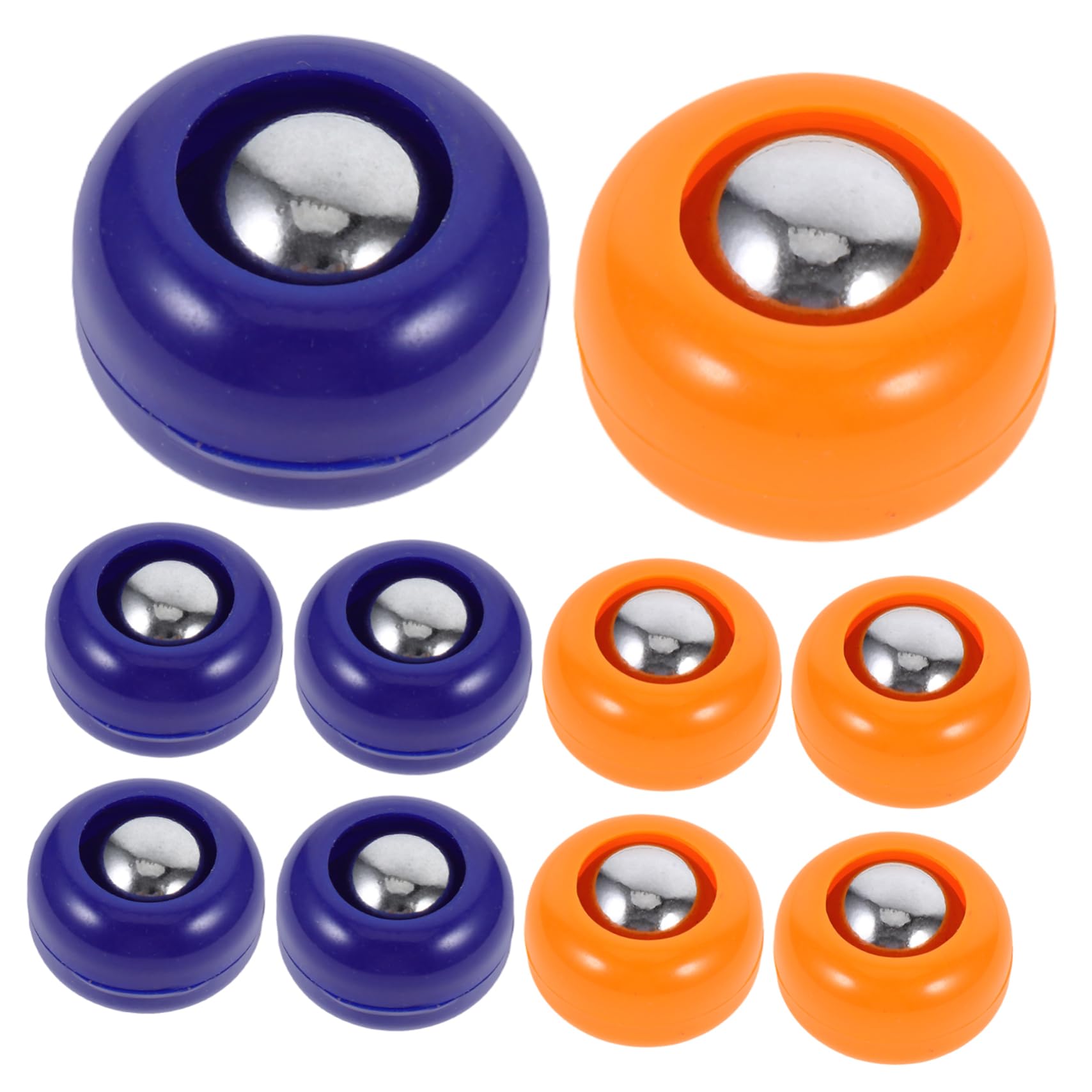 Toyvian Shuffleboard Zubehör und Bowlingpins 20 Stück mit Kleiner Tischcurling Bällen aus Pp Vielseitiges Sportgerät für Drinnen für Freizeit und Familienspiele
