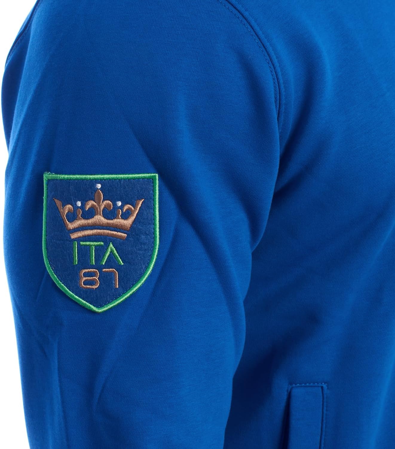 Sweatshirt Ymf602fp112 Men Cotton Blue M