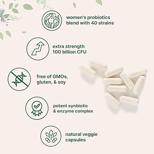 Miniatura 8 de Micro Ingredients Myo-inositol con polvo de inositol D-Chiro y probióticos para mujeres, 100 mil millones de cápsulas vegetales UFC, paquete de 2