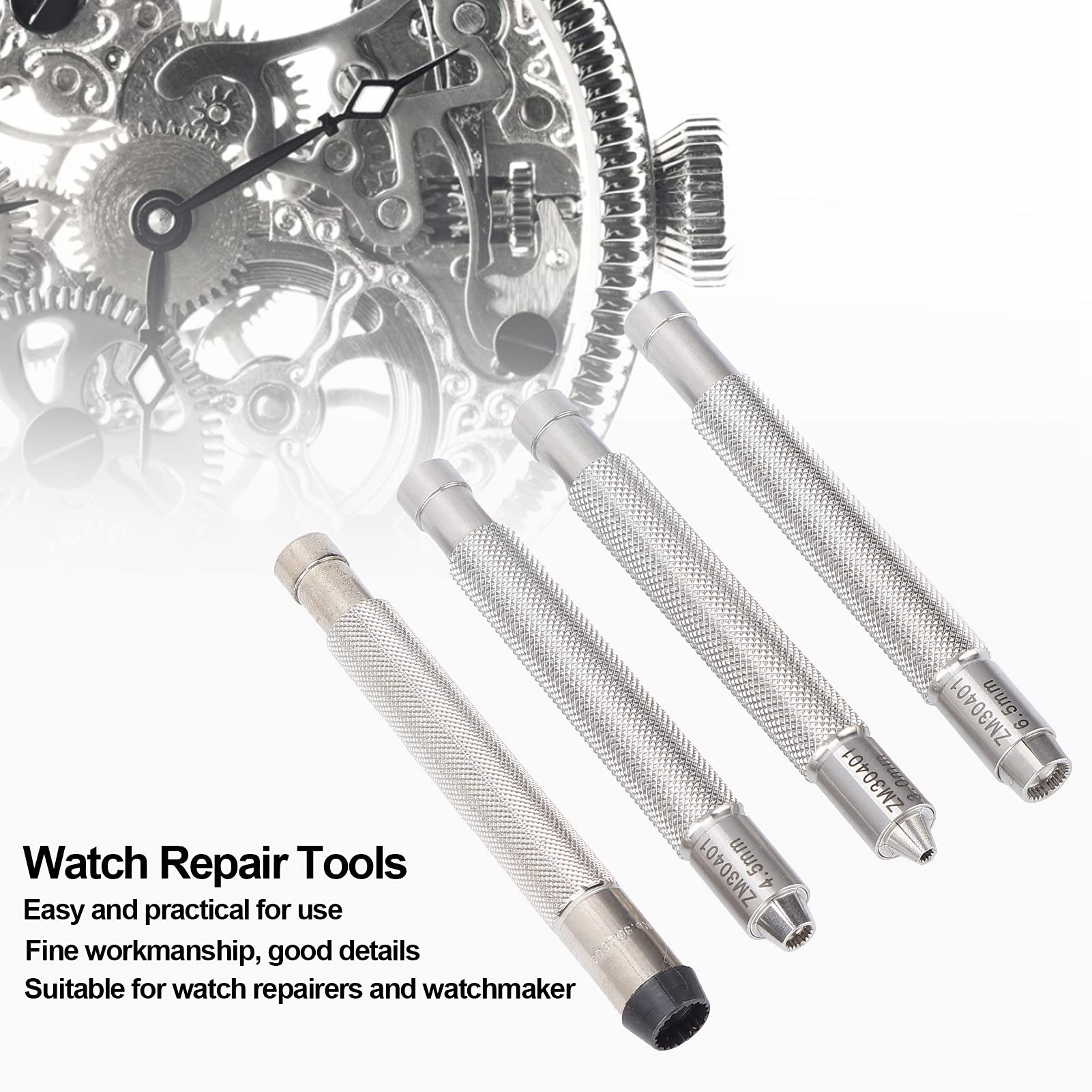 Reloj Corona Tornillo de bobinado, Reloj Corona Herramienta de bobinado, Acero Inoxidable Precisión Juego de herramientas para el hogar, Kit de herramientas de reparación electrónica para reloj,