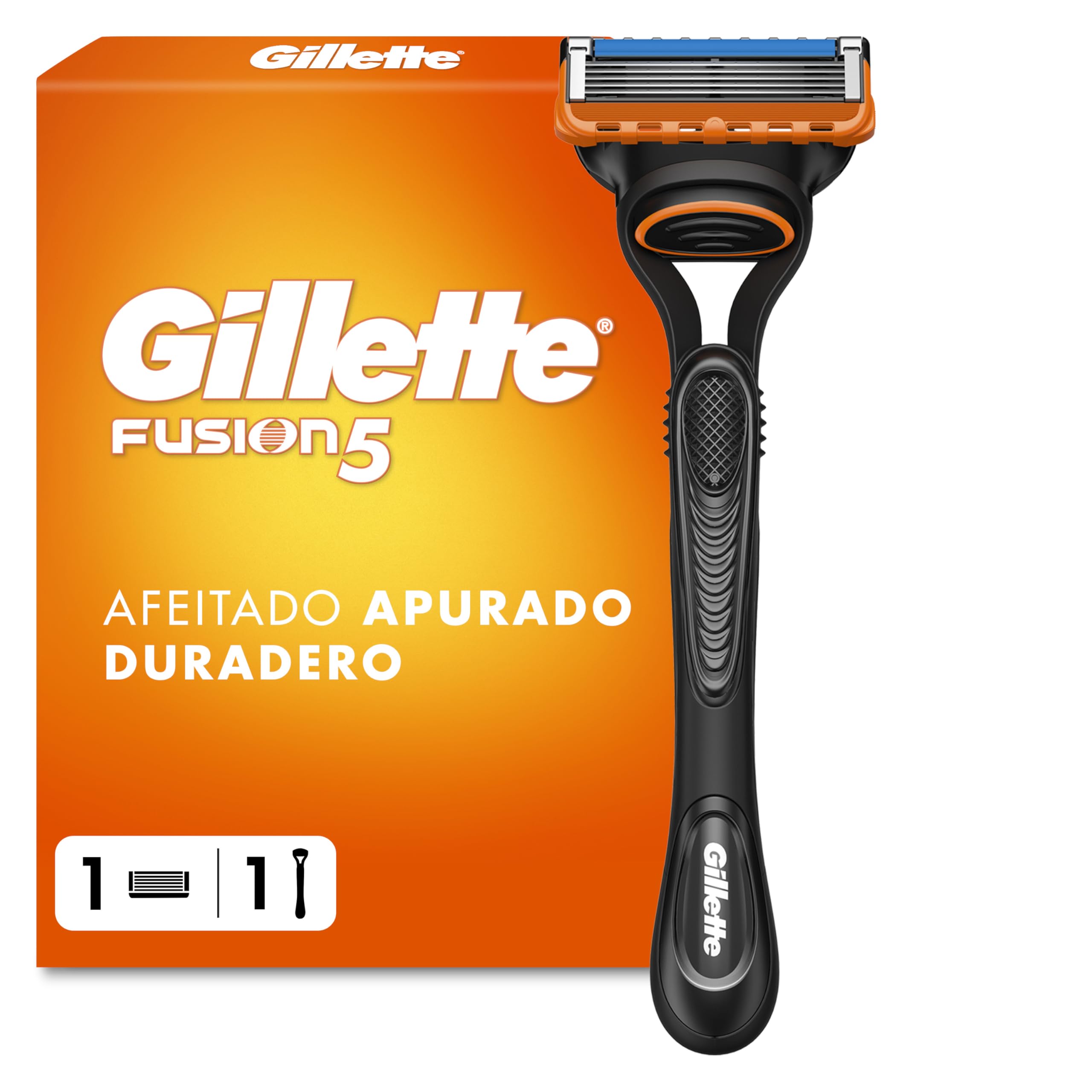 Gillette Fusion5 - Maquinilla de afeitar para hombre, 1 cuchilla de repuesto