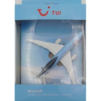 PPC Boeing 787-8 TUI Toy Aeroplane Miniature Model Made of Metal and Plastic