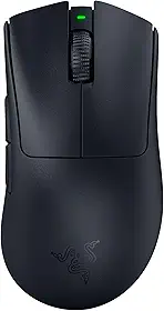 Razer Mouse para jogos DeathAdder V3 Pro: 63 g ultraleve - Sensor óptico Focus Pro 30K - Interruptores ópticos rápidos Geração 3 - HyperSpeed Wireless - 5 botões programáveis - Bateria de 90 horas -