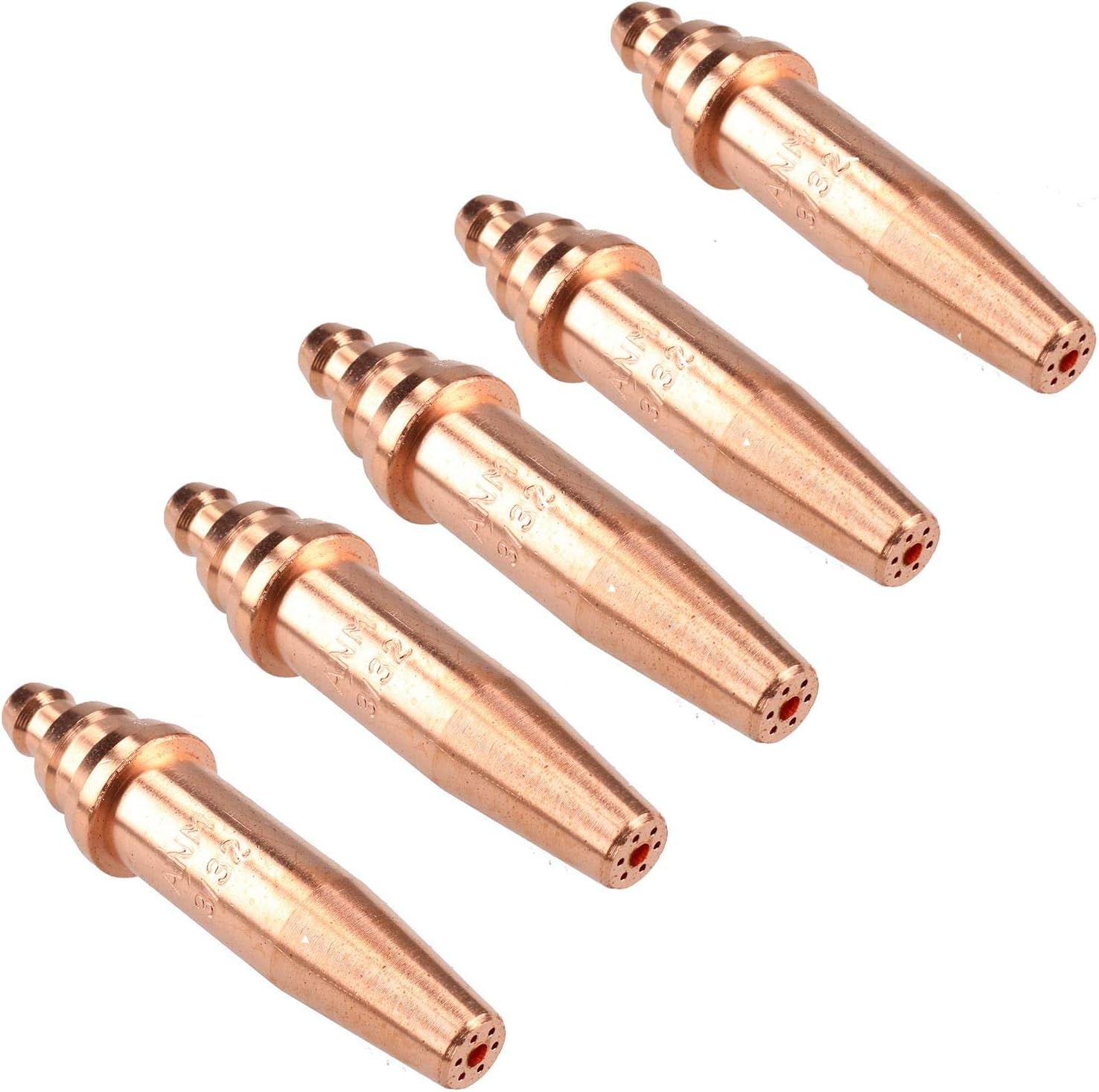 ANM Oxygen Acetylene Gas Cutting Nozzle Tip Standard 3/32" 90-150mm 5pk