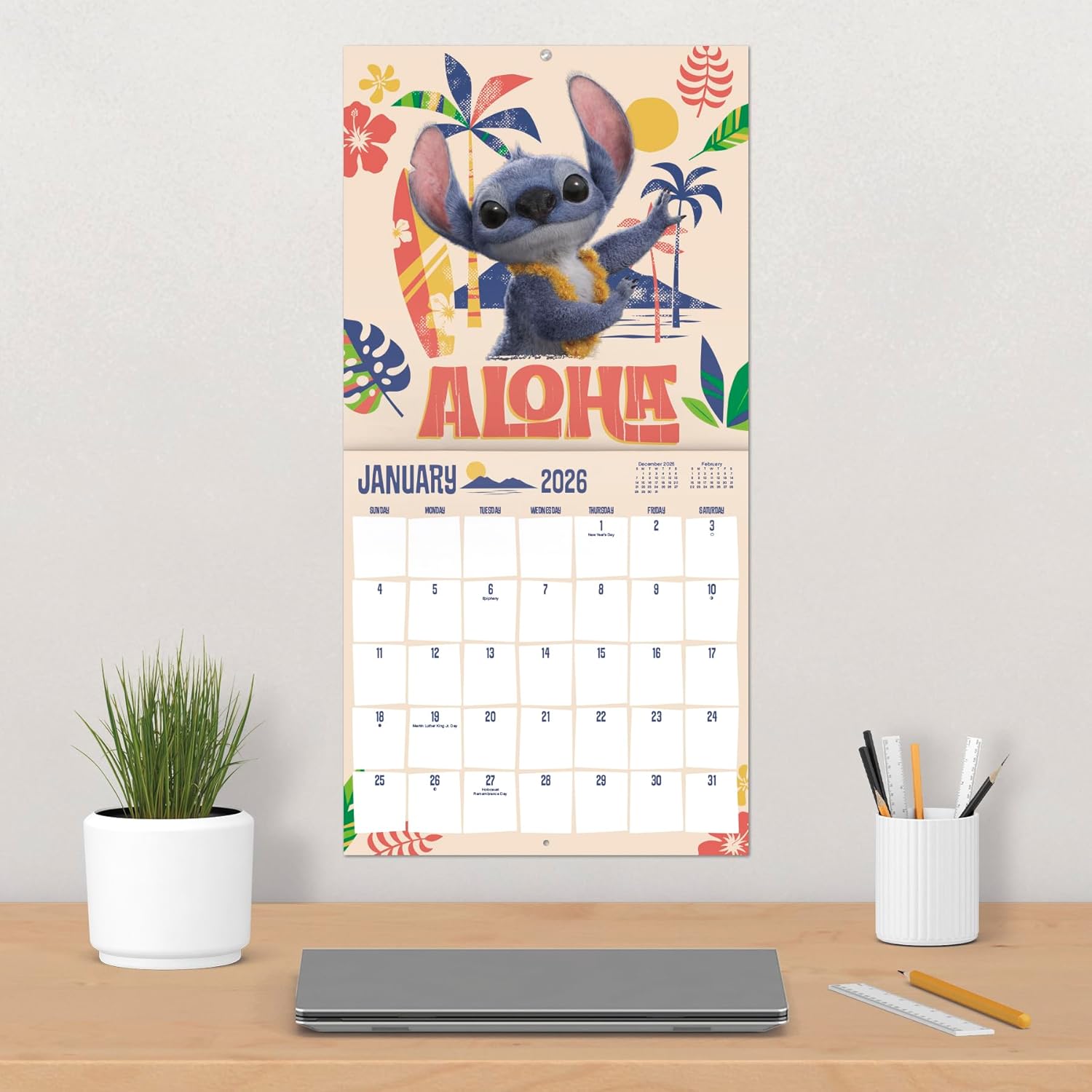 2026 Lilo and Stitch Live Action Wall Calendar - Image 5
