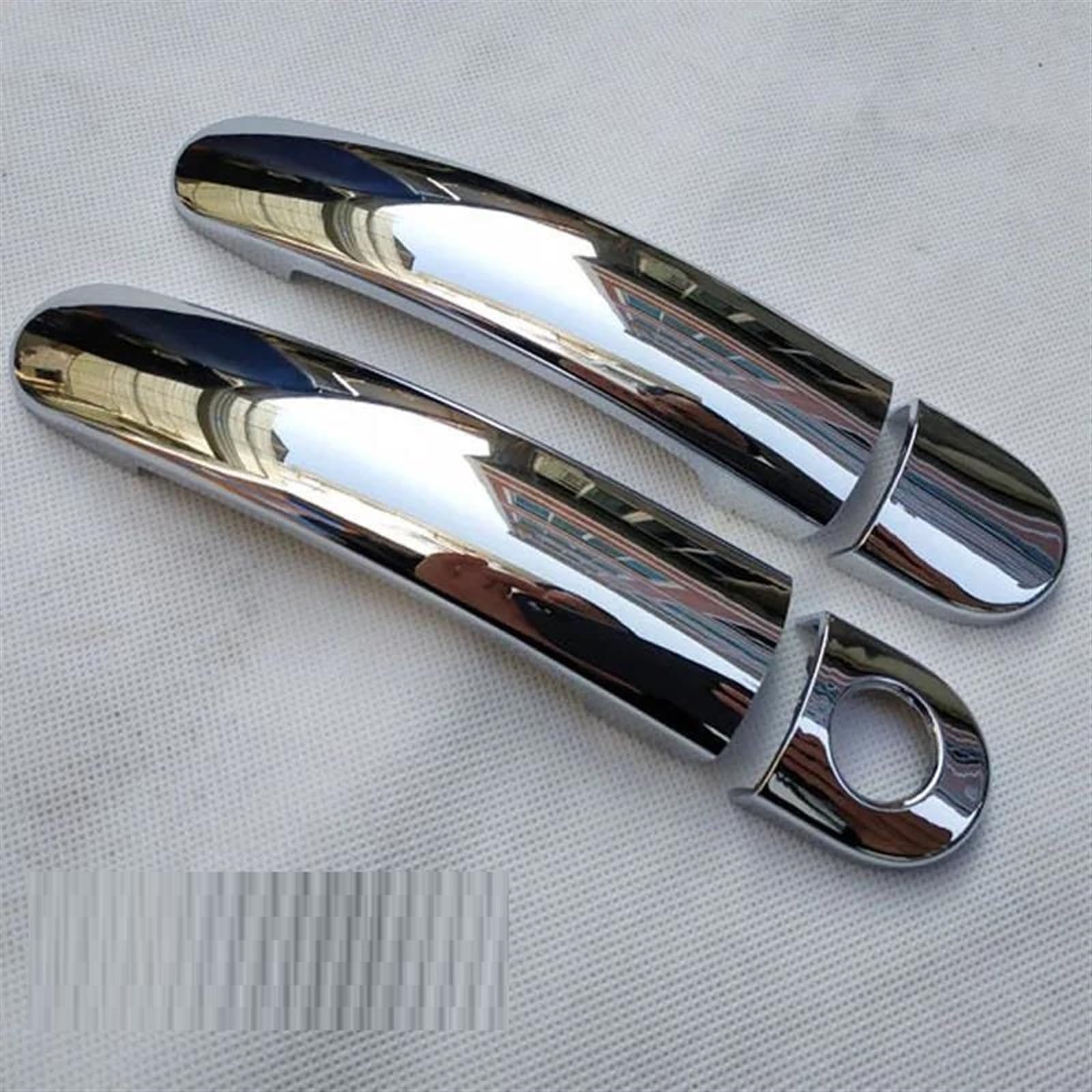 Csspdm Silver A Accessories Suitable For Polo Mk5 6R 6C 2011 2021 2014 Chrome Car Door Handle Cover Trim Styling Russian Version(Silver A)