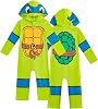 Nickelodeon Teenage Mutant Ninja Turtles Leonardo Boys Cosplay Hooded Coverall for Toddler and Big Kids