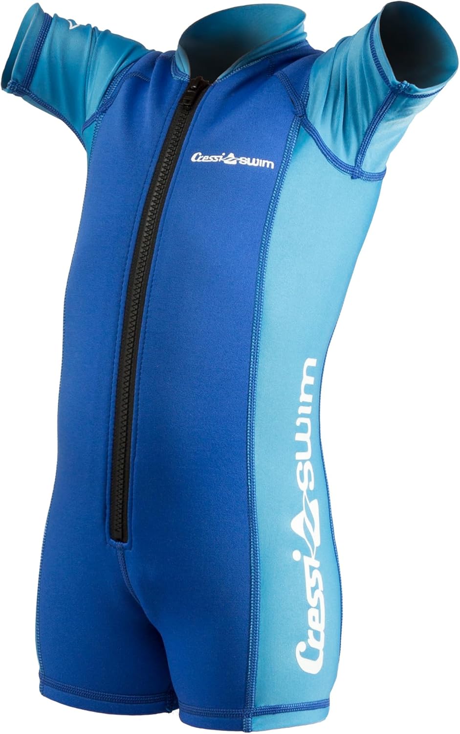 Cressi Kids Short Sleeve Swimsuit in Neoprene 1.5mm for Boys and Girls aged 2 to 10 year - Kids Swimsuit: designed in Italy