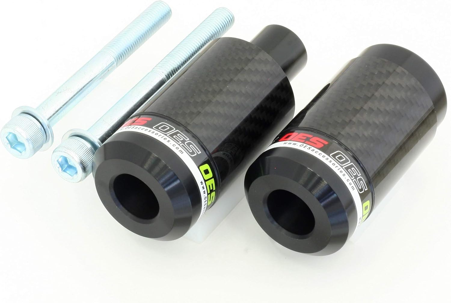 OES Accessories Brand Carbon Frame Sliders Compatibility for 2011-2026 Kawasaki ZX10R (Red)