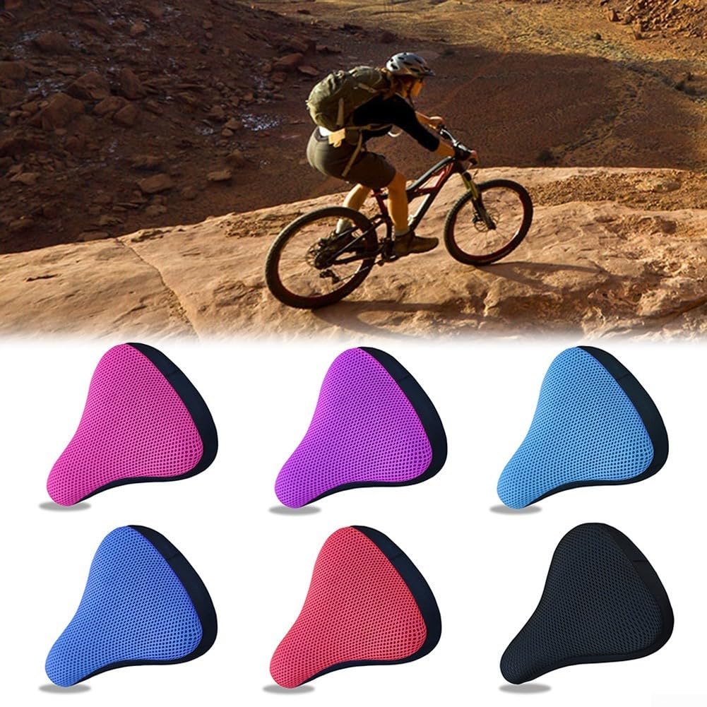 Coprisella per bicicletta spesso e traspirante, per un'esperienza di comfort durante ogni corsa (blu scuro)