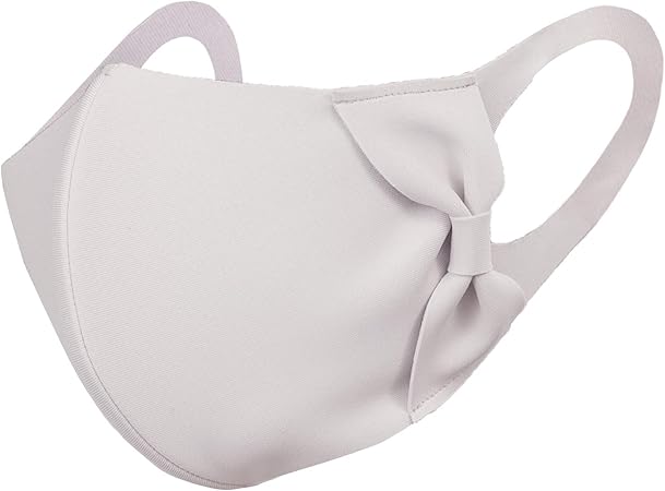 Amazon りぼんマスク リボンマスク ベージュ 洗える りぼん マスク おしゃれマスク 大人用かわいいマスク かわいいマスク A スターズグレー Animas Japan 布マスク