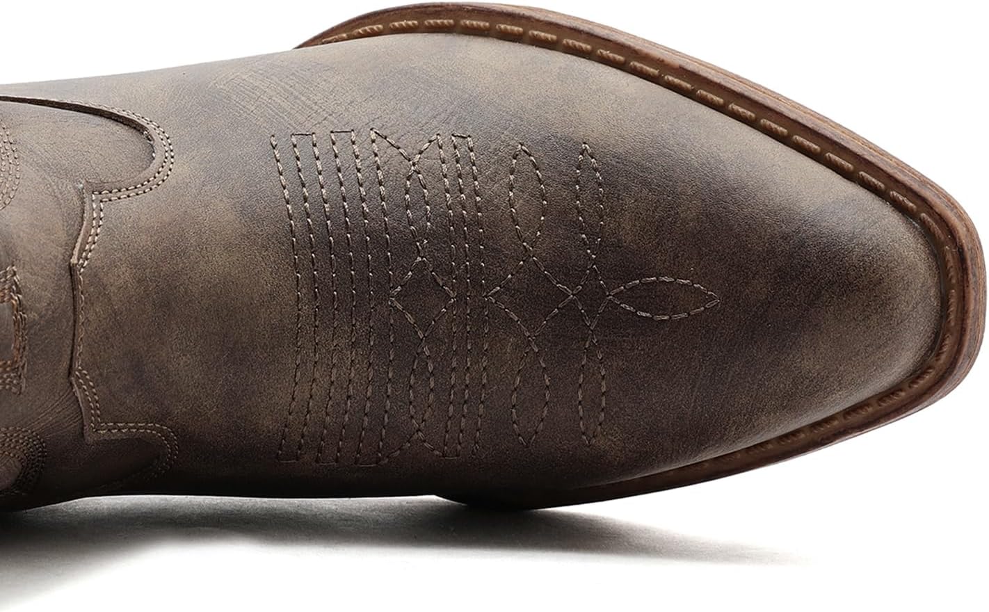 GLOBALWIN Square Toe Black Cowboy Boots For Women Cowgirl Western Boots With Low Heel Size 10M - Image 5