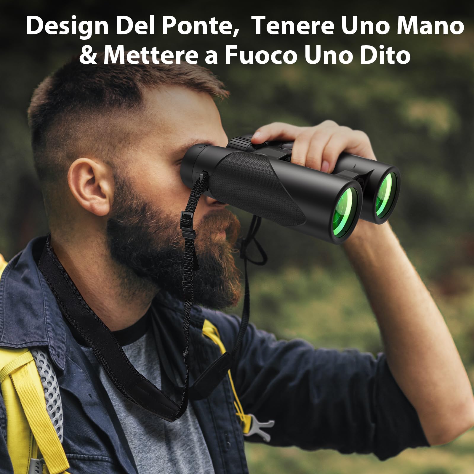 Binocolo Professionale Potente Compatto Safari: Timorn Binocoli 8x42 Visione Ampia Impermeabile con Treppiede Adattatore Telefono per Caccia, Birdwatching, Trekking, Escursionismo