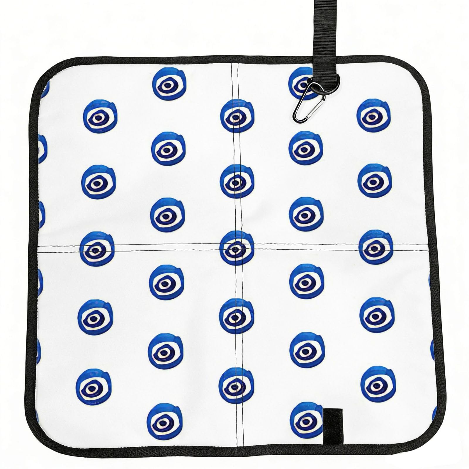 PPHGUT Evil Eyes. Print Foldable Seat Cushion Waterproof Portable Chair Pad Travel Outdoor Picnic Camping